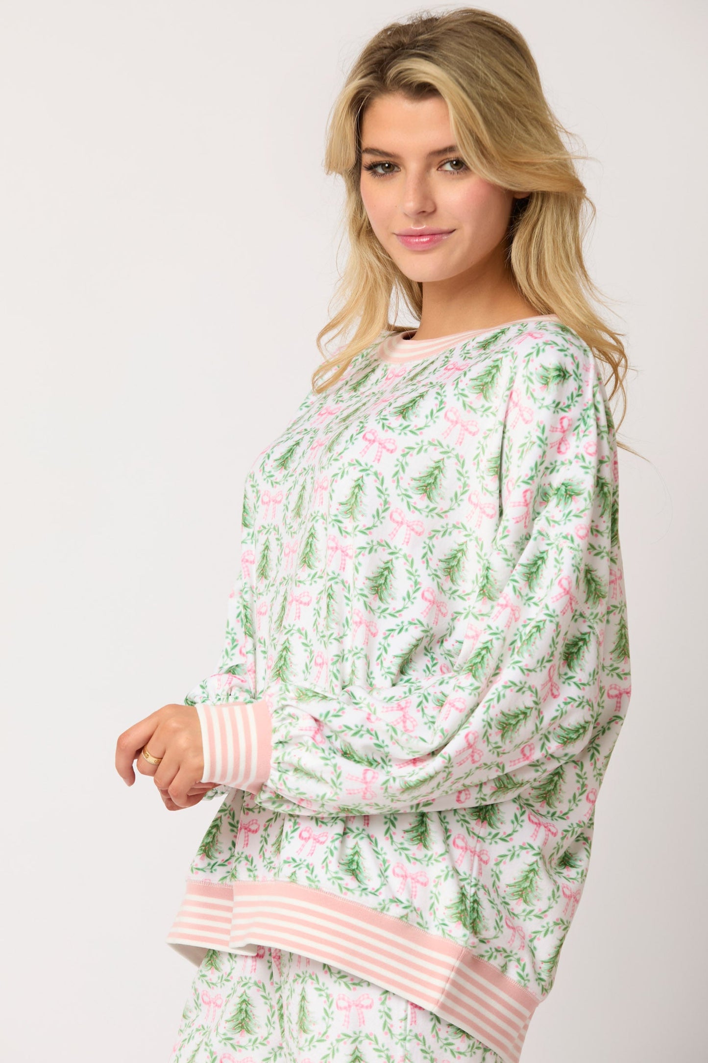 Holiday Wreath Pajama Set