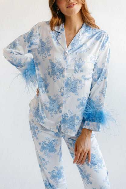 Christmas Printed Fuzzy Parent-child Outfits Loungewear