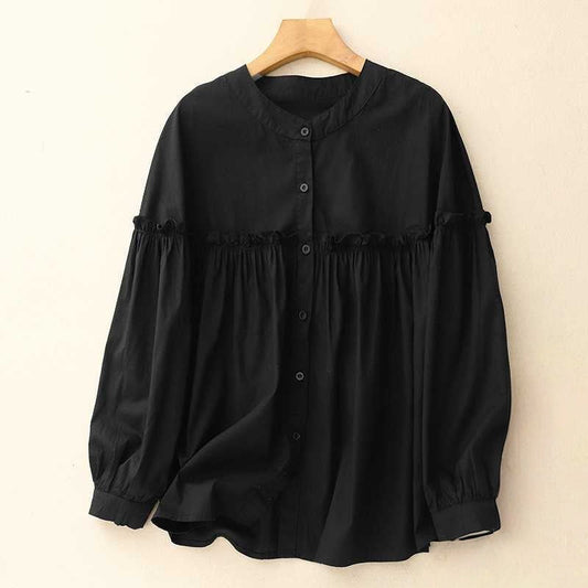SCARLET LINEN SHIRT