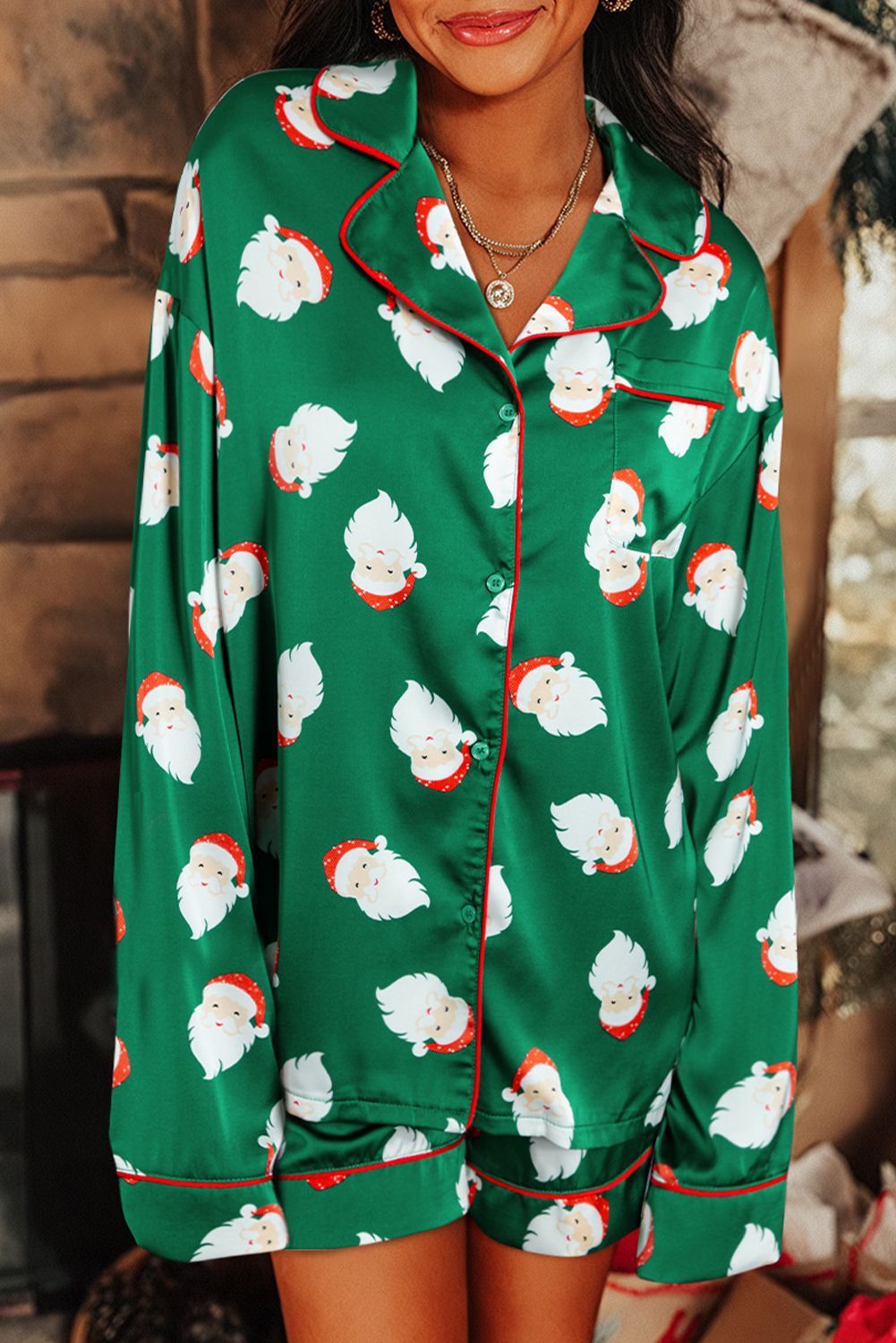 Jolly Santa Pajama Set