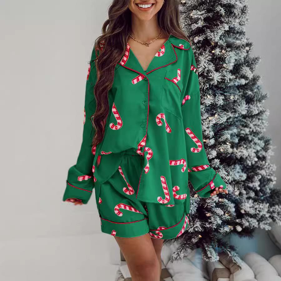 Candy Cane Duo Pajama Set