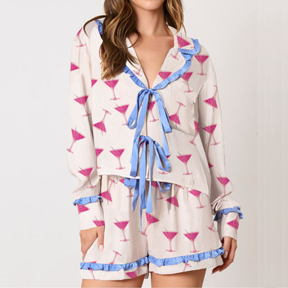 Festive Candy Cane Pajama Set